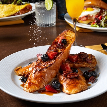 French toast (Pain perdu) from Couvant in New Orleans prepared for Father's Day